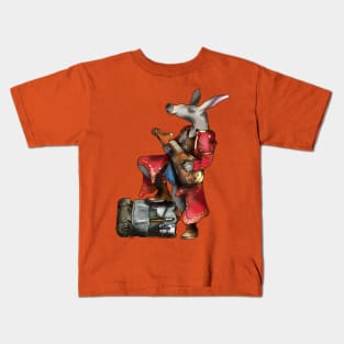 Aardvark lute player Kids T-Shirt